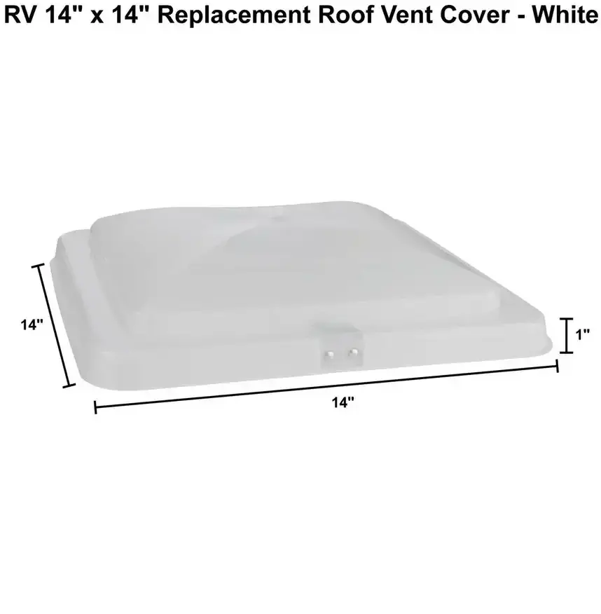 Ventline RV Vent Cover 14x14 Replacement Roof White SKU 147795825 001.webp