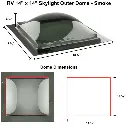 RV 14 x 14 Skylight Outer Dome Smoke SKU 165404632 005.webp