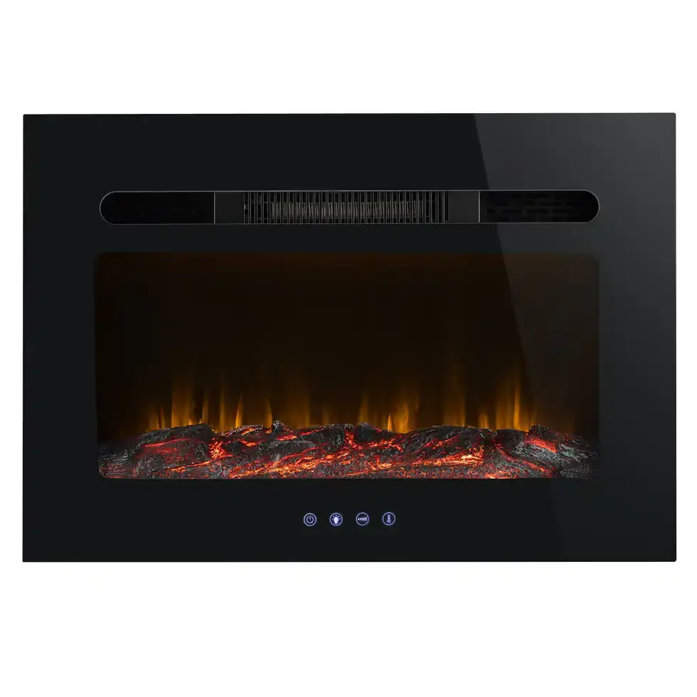 RV 26 Electric Fireplace with Wood Log Insert SKU LFP-26-L 010.webp