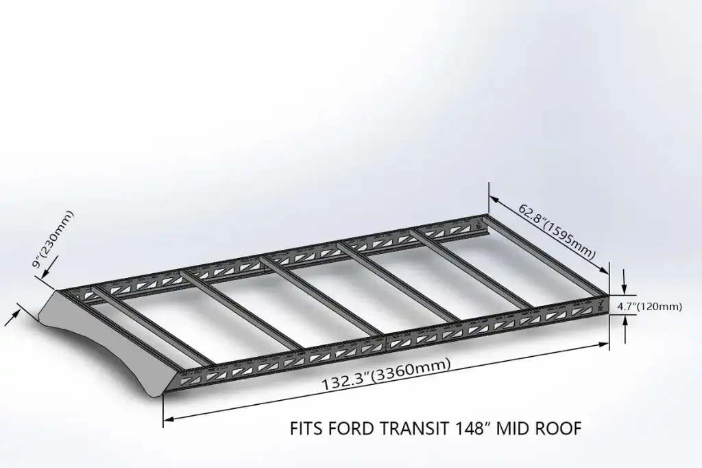Modular Roof Rack For Ford Transit 003.webp