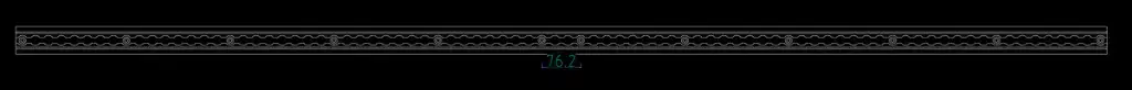 Flanged L Track "BEEFY" - Anodized black