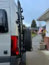 Sprinter two-in-one tire ladder carrier - Gen 2