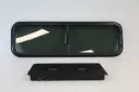VW1033 Dual-Fan Half Slider Bunk Window