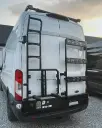 Spare tire holder with ladder - Left door - FORD TRANSIT - PHLÖ SYSTEM