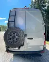Spare Tire Holder with Integrated Ladder – Left Door – Ford Transit