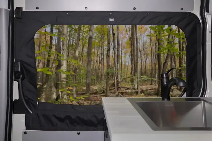 Sliding Door Window Cover | Mercedes Sprinter 2007+