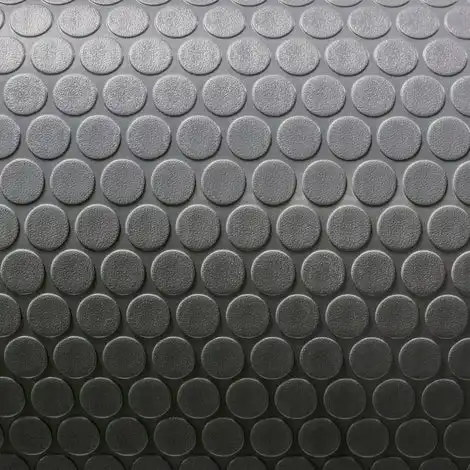 RV Flooring 8' 5" Wide - Coin Pattern Gray