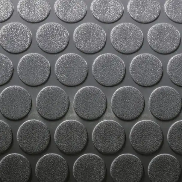 RV Flooring 8' 5" Wide - Coin Pattern Gray