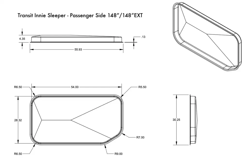 Ford Transit Innie Sleeper Pair 