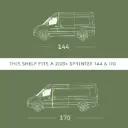Vanspeed - Sprinter 2019+ Headliner Shelf