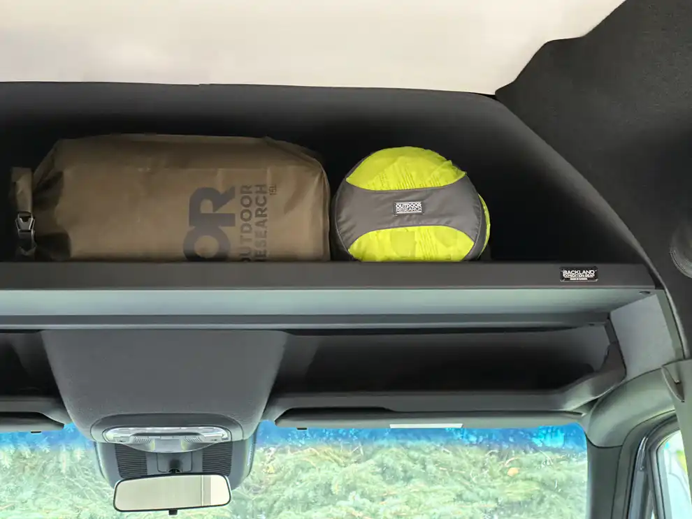 INTERIOR Headliner Shelf - BACKLAND EXPEDITION GEAR