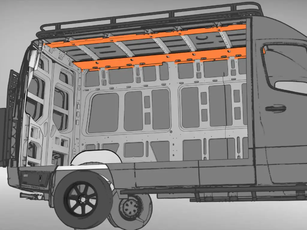 Sprinter Van Ceiling Structure Kit 