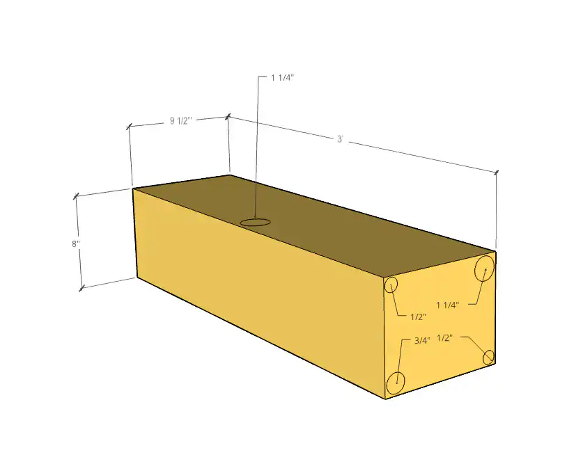 Sprinter Undermount Water Tank (10 Gallon)
