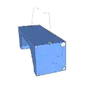Sprinter Wheel Well Water Tank (29 Gallon)