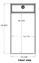 18" Fridge Base - Nova Kool - Aluminium Powder Coat
