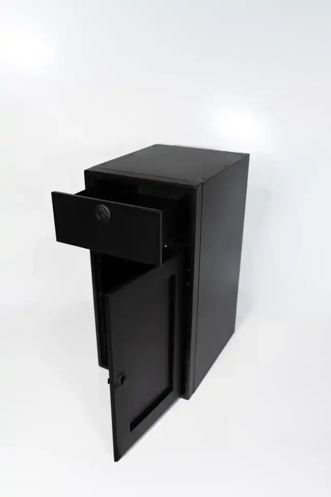 18" Base One Door and One Drawer - Aluminium Powder Coat