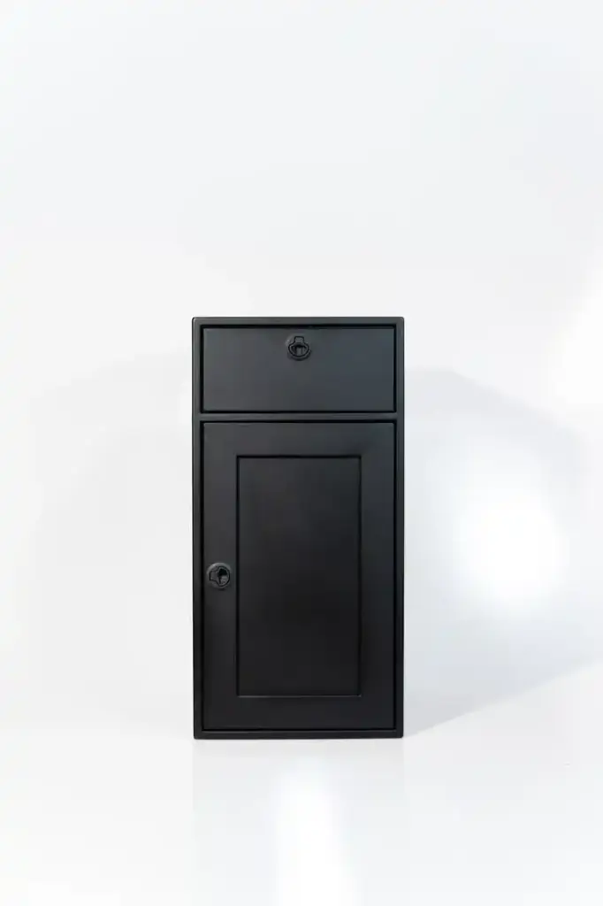 18" Base One Door and One Drawer - Aluminium Powder Coat