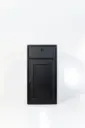18" Base One Door and One Drawer - Aluminium Powder Coat