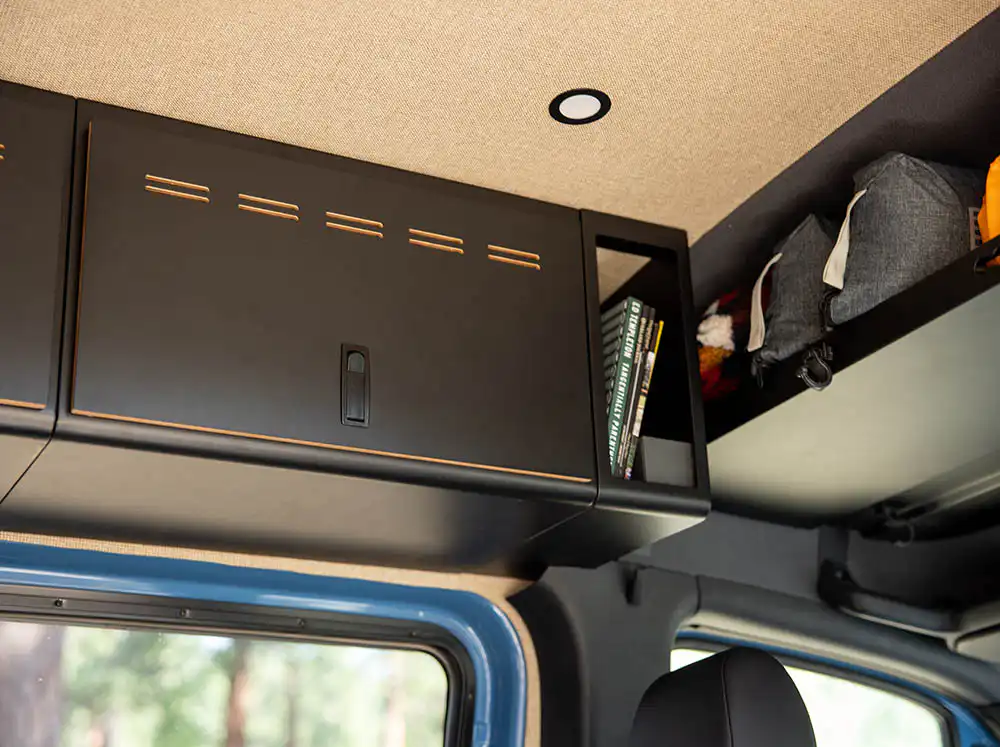 SPRINTER VAN OPEN SHELF CABINETS