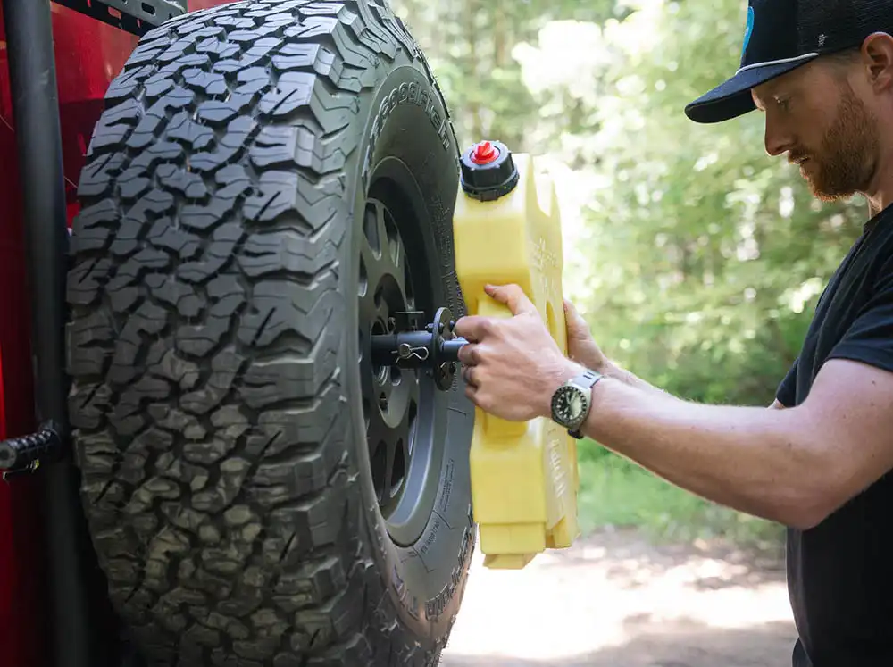 Tire Carrier Rotopax Adapter