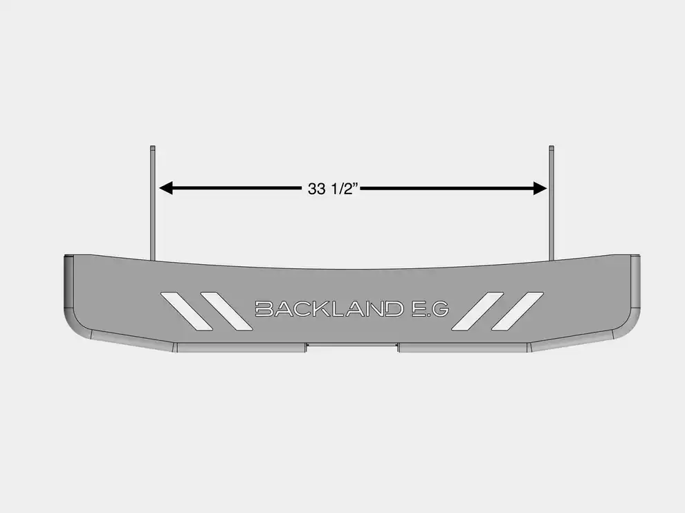 APEX Series Rear Step Bumper - Steel - BACKLAND EXPEDITION GEAR