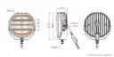 VIVID LUMEN: Defender Ca·nuck Round Driving Light 