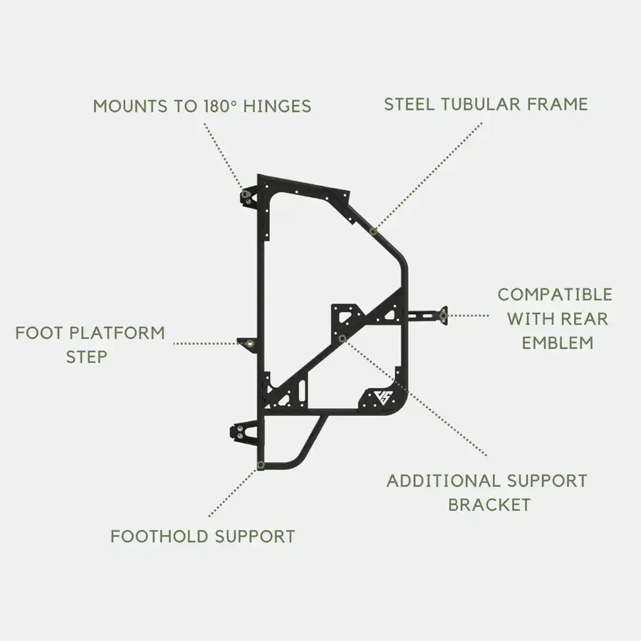 Vanspeed Sprinter Mule Carrier and Tire Mount (Drivers Side) 