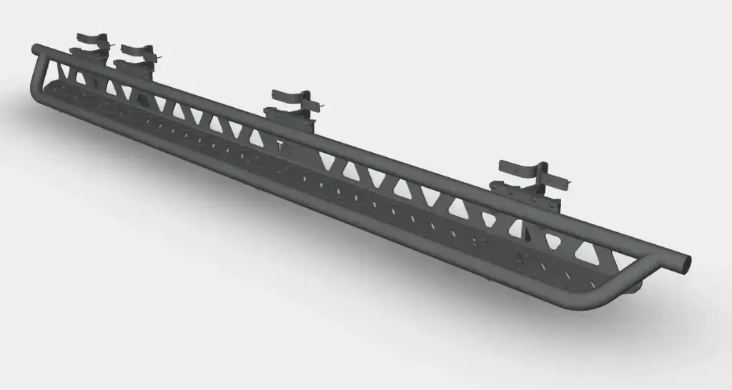 Sprinter Aluminum Running Boards With Drop-Down Sprinter 170