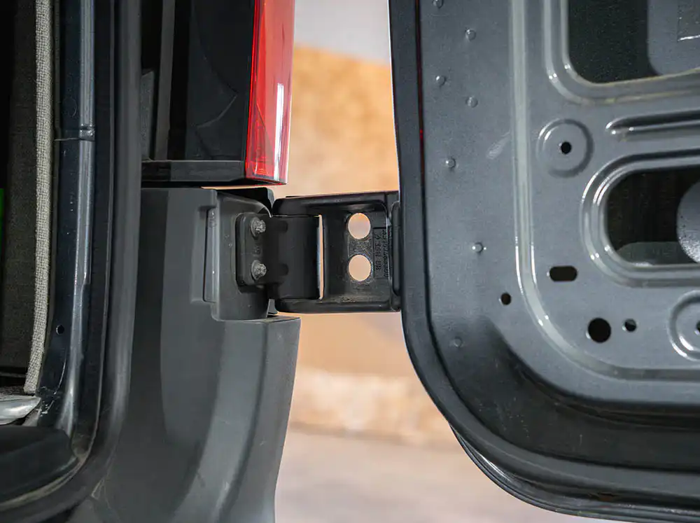 2019+ SPRINTER VAN REAR DOOR HINGES - BLACK | 180 DEGREES