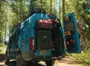 ADVENTURE VAN REAR PLATFORM GEAR CAGE