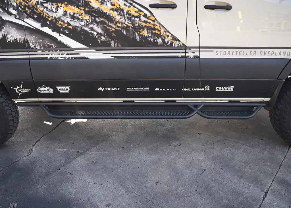 Sprinter Side Steps - Tube Version (Passenger Side) - ROAMBUILT