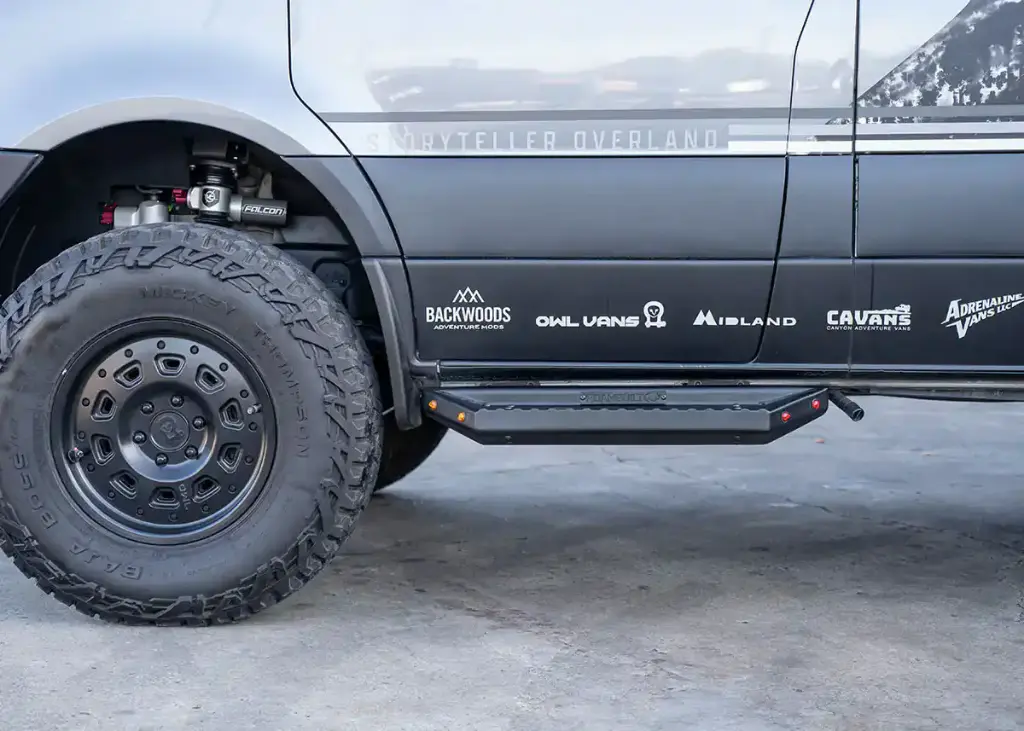 Sprinter Side Steps - Tube Version (Passenger Side) - ROAMBUILT