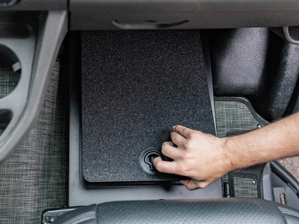 Transit Van Passenger Floor Riser Compartment