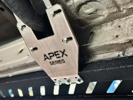 APEX - Rock Sliders / Side Steps - 170 - Drop Down with Shorter Driver Side - Steel