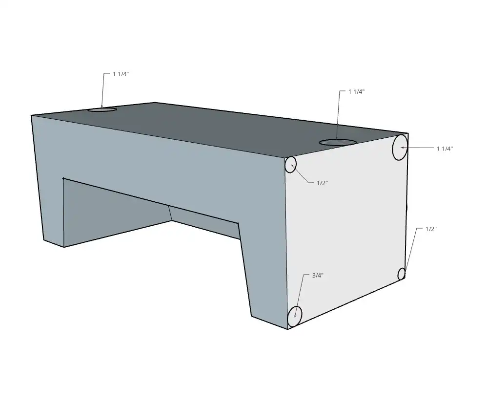 Transit Dually Wheel Well Water Tank (32 Gallon)