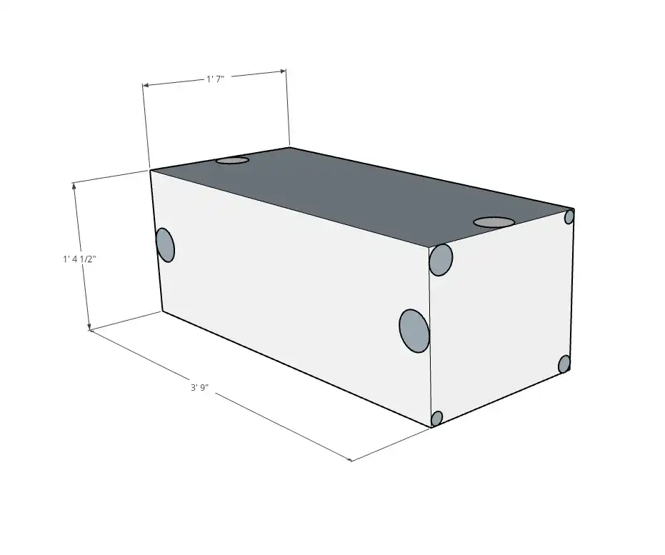 Transit Dually Wheel Well Water Tank (32 Gallon)