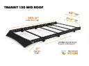Transit Van Low Pro Roof Rack | 130" Mid Roof