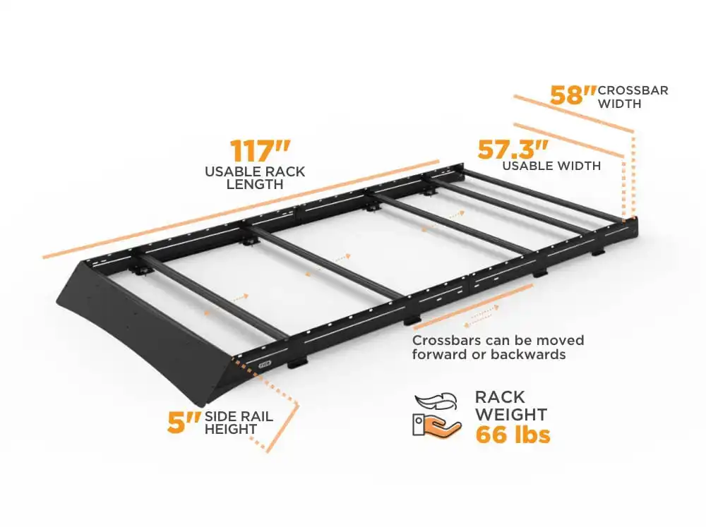 Transit Van Low Pro Roof Rack | 148" High Roof