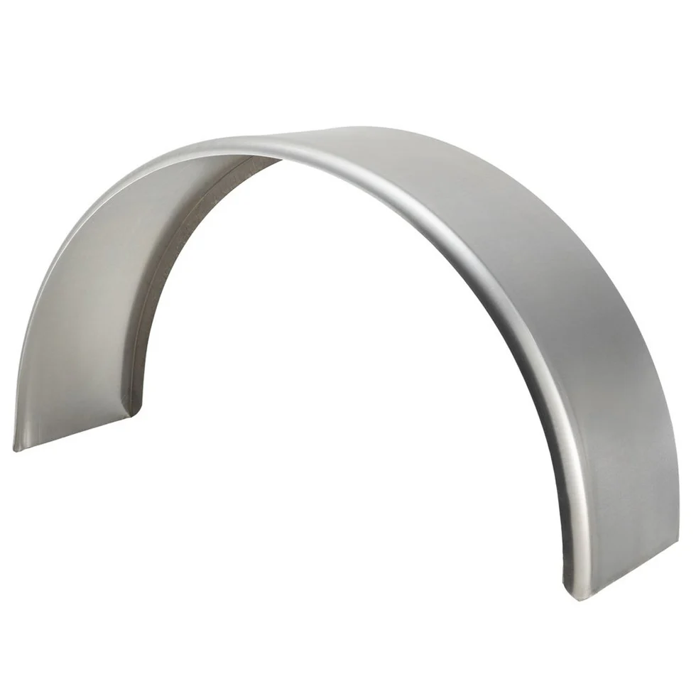 Aluminum Smooth Round Top Trailer Fender 9" X 34" X 17"