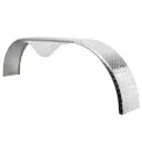Aluminum Diamond Plate Teardrop Tandem Trailer Fender 9" x 72" x 20"