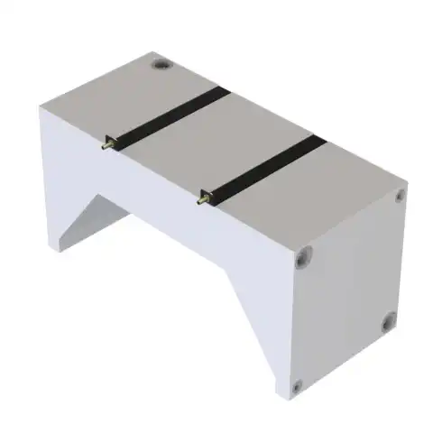 Réservoir d'eau de 35 gallons à installer dans le passage de roue pour fourgons DRW (à double roues)