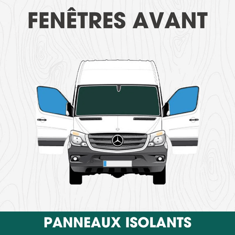 Fenêtres avant - Panneaux isolants - Sprinter