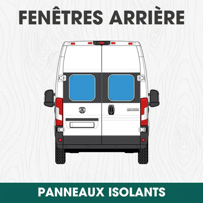 Rear Door Window Covers – Dodge ProMaster (Pair)