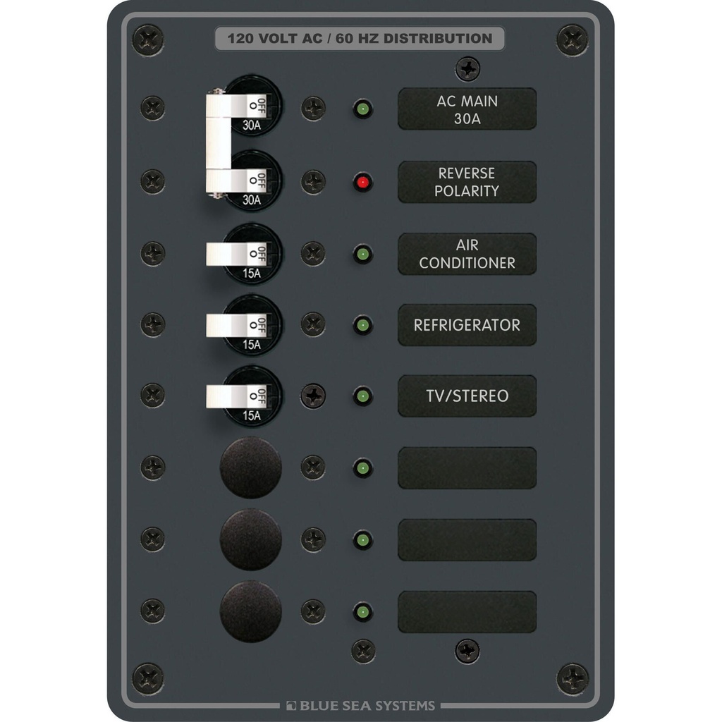 120 V PANEL AC 6 CIRCUIT + MAIN