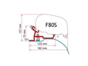 RAM Promaster (Extended) - Fiamma F80S Awning Mounting Bracket - 98655-904