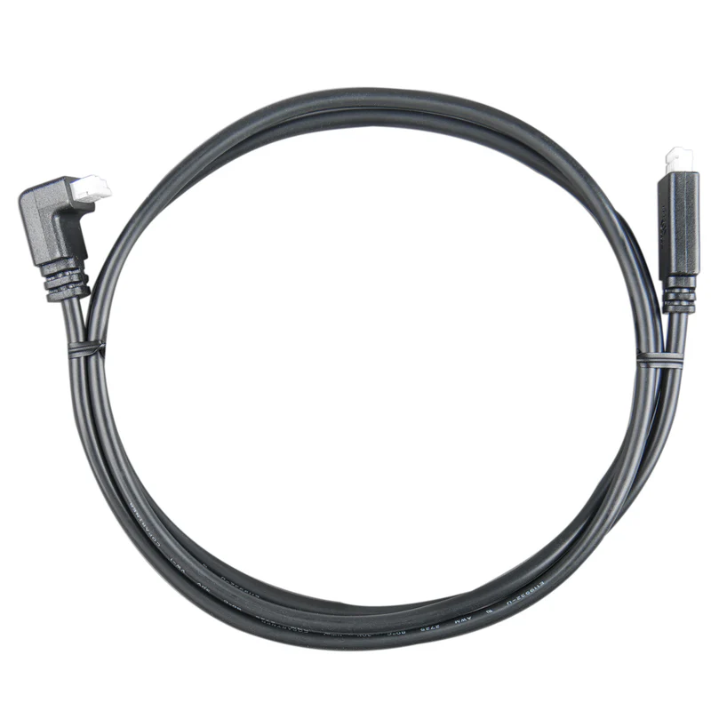 Victron Energy VE.Direct Cable 10m (one side Right Angle Connector)