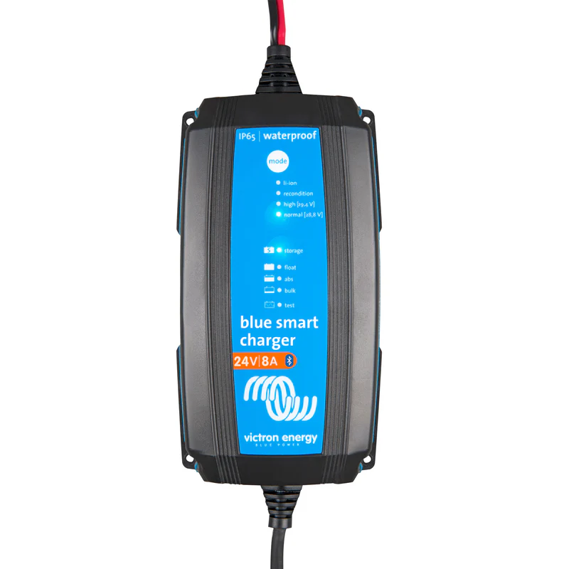 Victron Energy Blue Smart IP65 Charger 24V/8 120V NEMA 1-15P