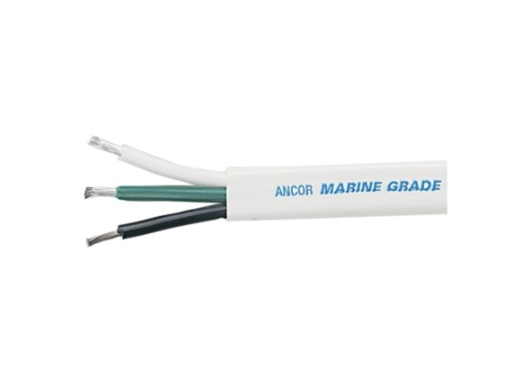 TINNED CABLE - 8/3 FLAT TRIPLEX