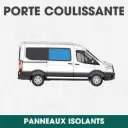 Panneau isolant pour fenêtre de porte coulissante Ford Transit