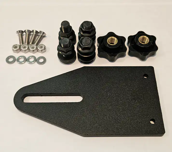 Ensemble de fixation pour armoires supérieures sur rail L-Track